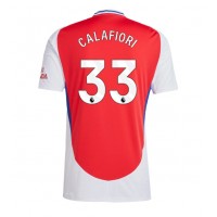 Arsenal Riccardo Calafiori #33 Replica Home Shirt 2024-25 Short Sleeve